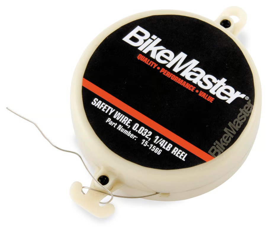 BikeMaster 0.032in. Safety Wire - 1/4lb. Reel Motorcycle ATV/UTV Street Bike PWC