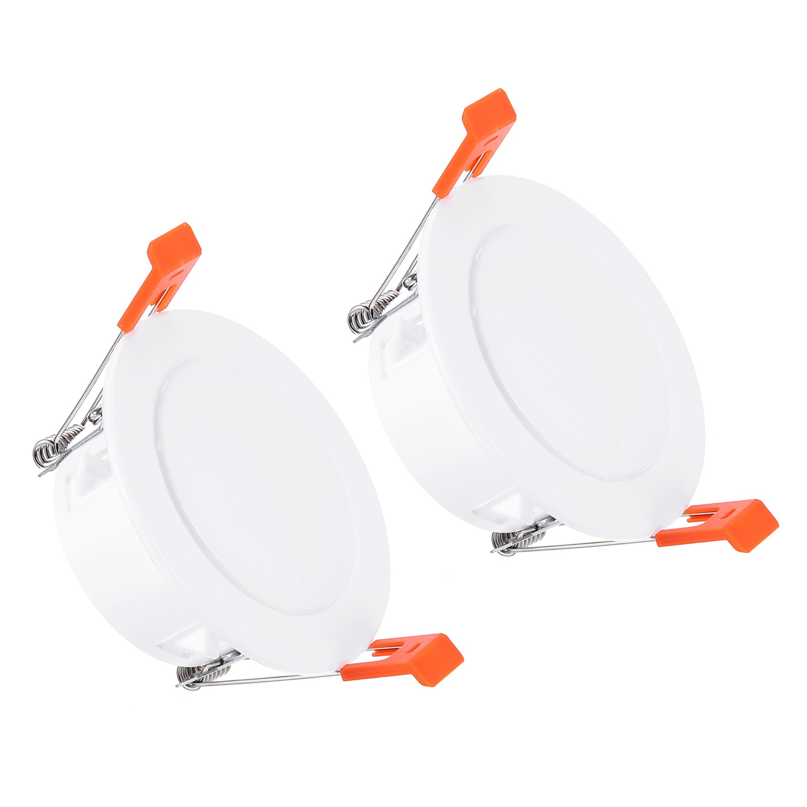 2Pack 3.5" Spring Ceiling Cover Plate Suitable for 2.8-3.1" Round Hole, White