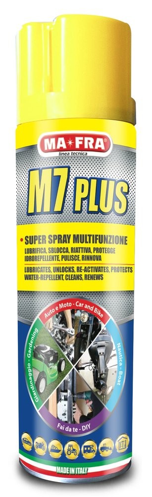 MAFRA Spray M7 Plus 500 ml Multi-Purpose Lubricant for Car & Workshop