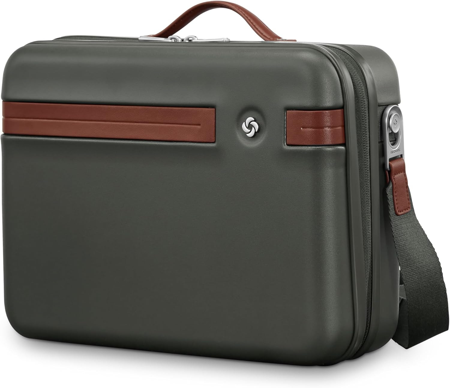 Stylish Virtuosa Hardside Makeup Case with Removable Crossbody Strap