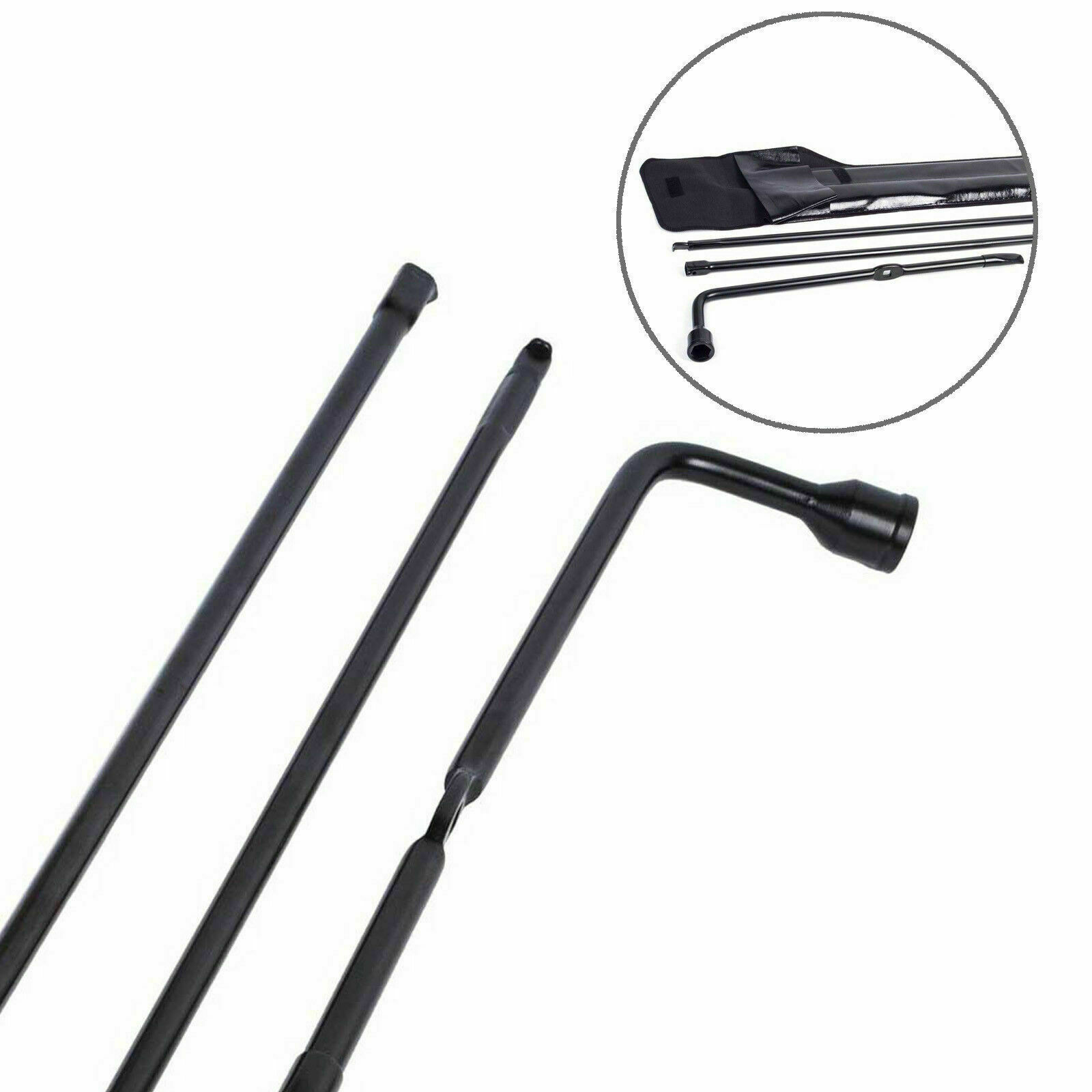 Spare Tire Lug Wrench Tool Kit Steel For 2003-2017 Ford Super Duty F250 F350