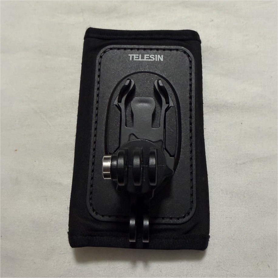 TELESIN Black Nylon Backpack Strap Action Camera Mount Gooro/Insta360