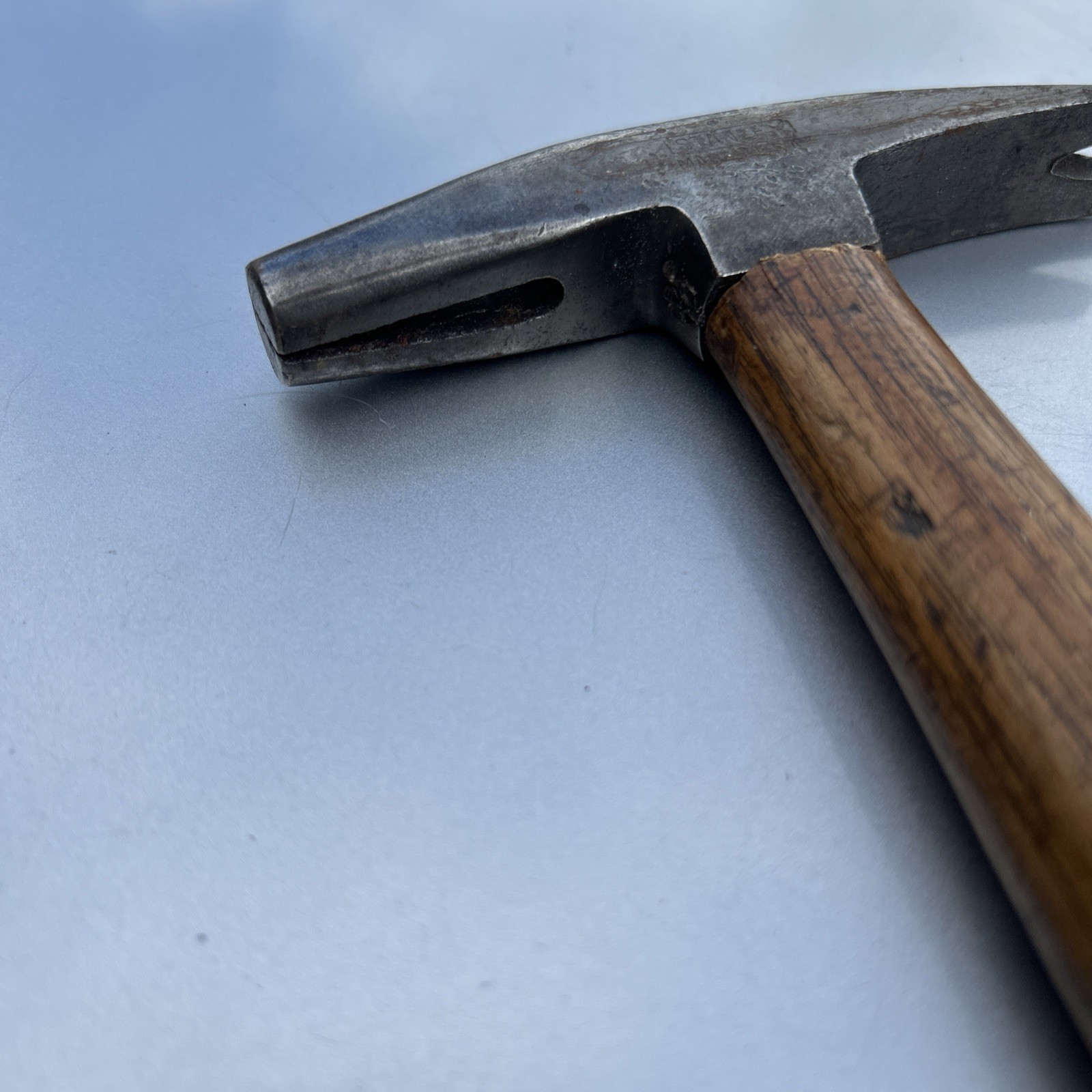 Vintage Stanley Tack Hammer. Wood Handle