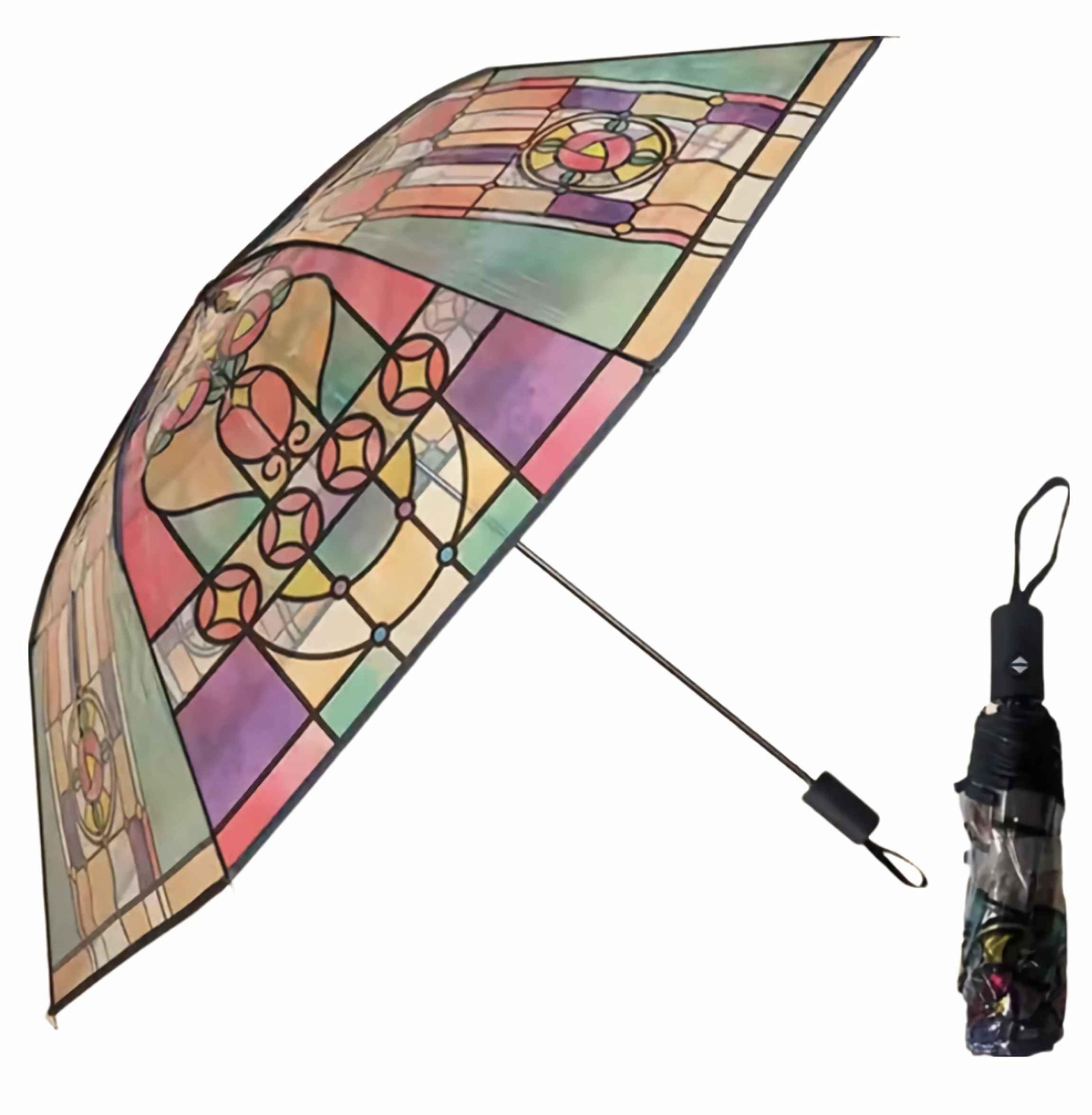 transparent vintage parasol umbrella, cute automatic folding umbrella totes u...