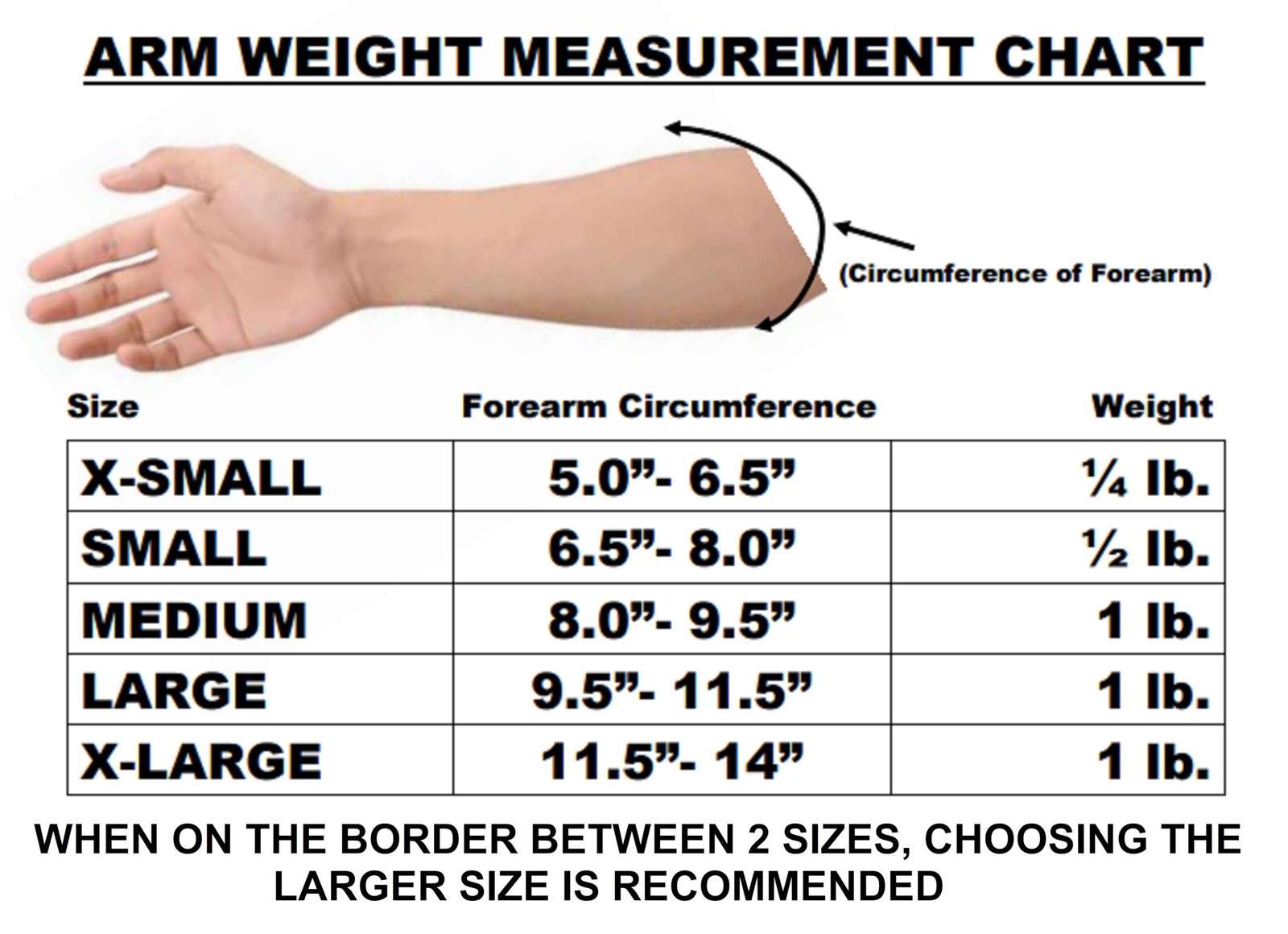 Weighted Compression Sleeve (Size: SMALL,1/2lb. Single) Tremor Control, Stren...