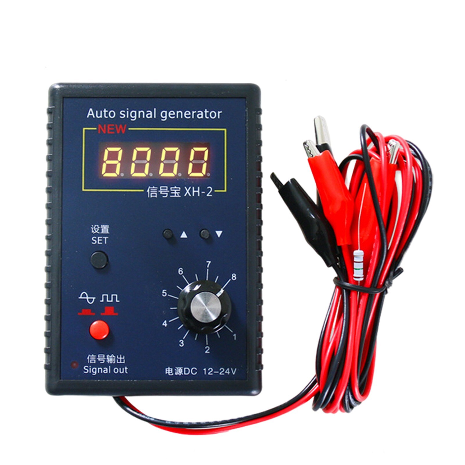 Automotive Sensor Simulator Tester 2-8000Hz Car Signal Generator Vehicle Tool