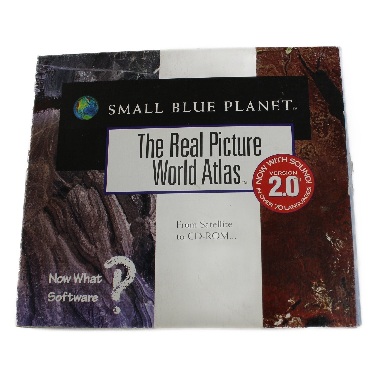Small Blue Planet The Real Picture World Atlas v2.0 CD-ROM PC Mac Education