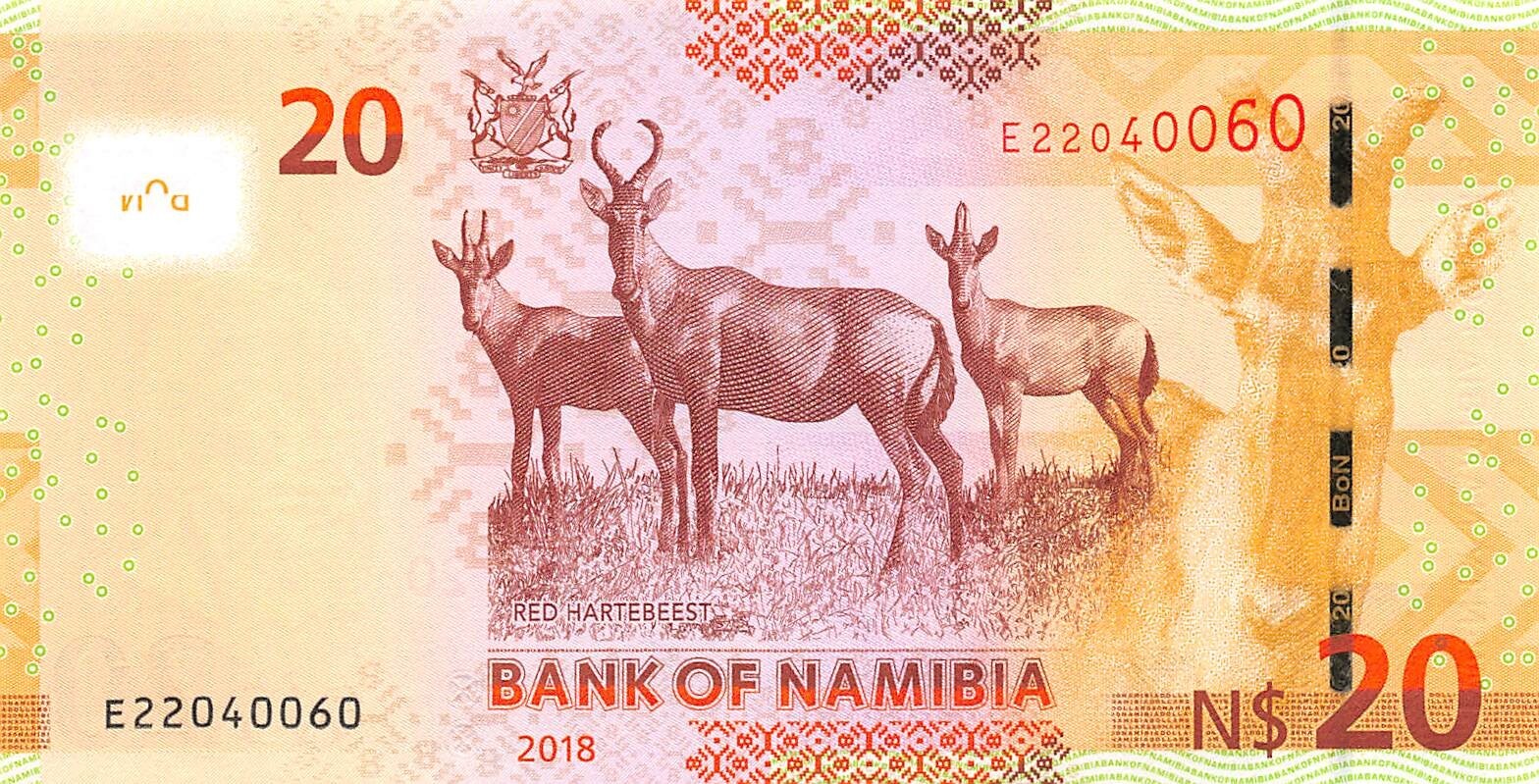 Namibia  $20  2018  P 17b  Series  E  Uncirculated Banknote TX13