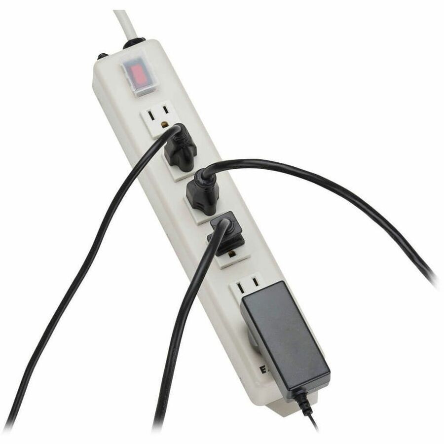 Tripp Lite Power Strip 120V 5-15R 6 Outlet Metal 6' Cord 5-15P (TLM606NC)