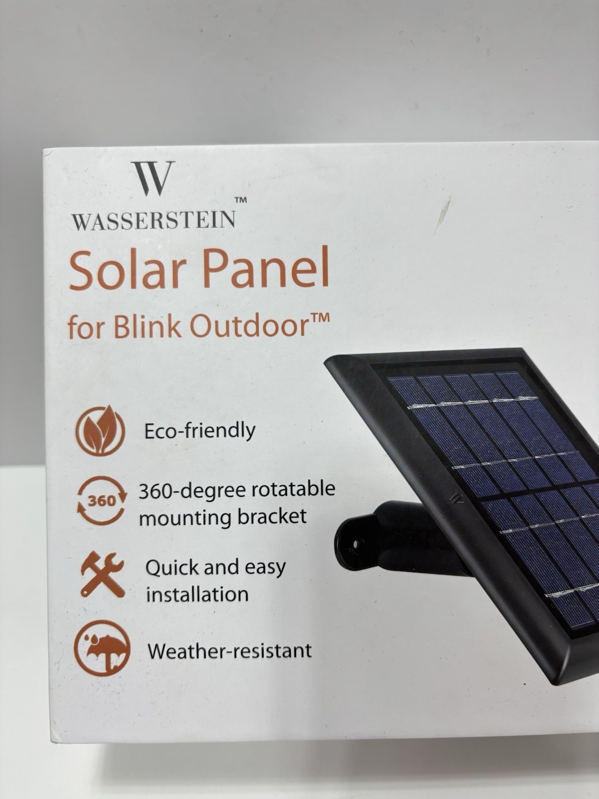 Blink Outdoor Solar Panel Battery for Blink Outdoor XT2 XT Weatherproof Mount