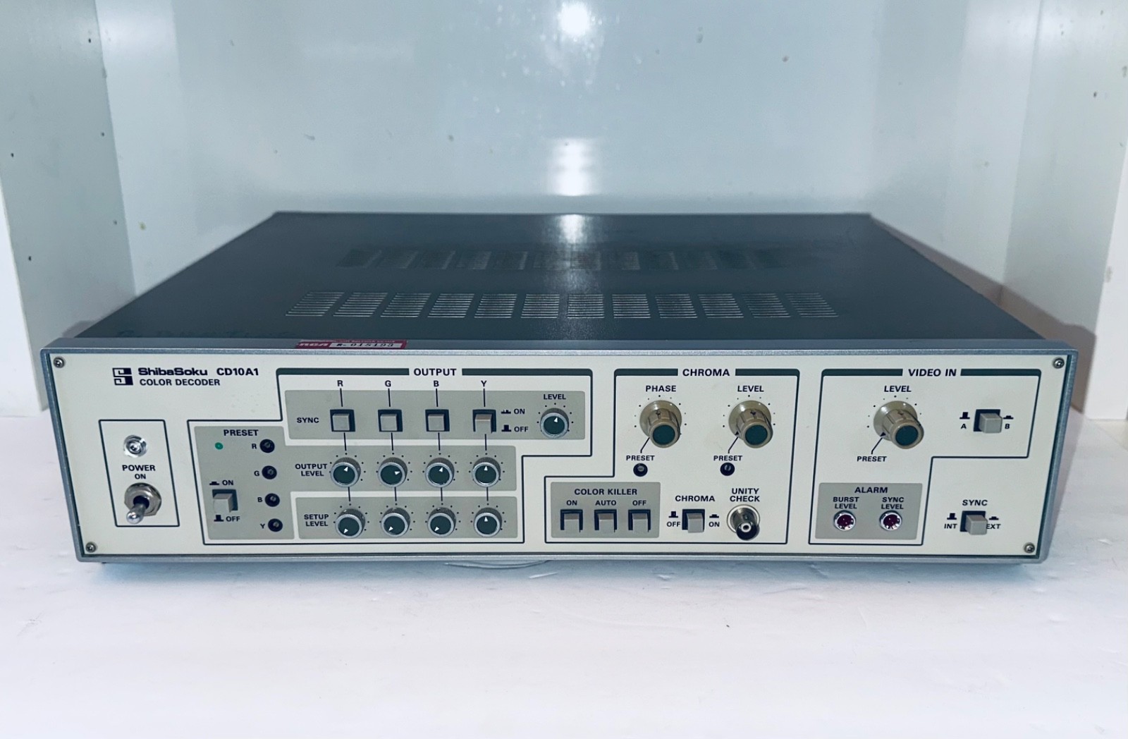 ShibaSoku CD10A1 Color Decoder – RCA Labs Broadcast – Clean & Tested
