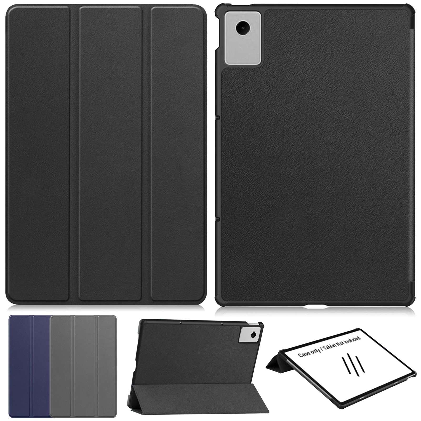 Case for Lenovo Idea Tab Plus 12.1" 2025 Smart Leather Trifold Stand Folio Cover