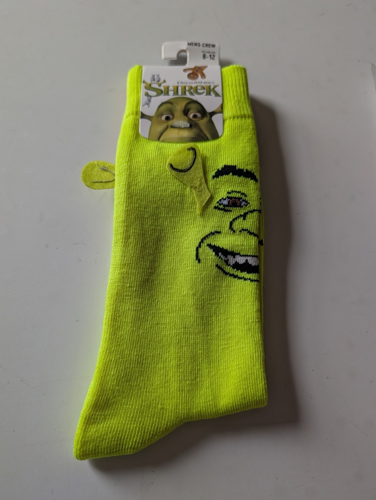 ZOBIE POP CULTURE DREAMWORKS SHREK KNIT CREW SOCKS BNNW ONE SIZE FITS MOST
