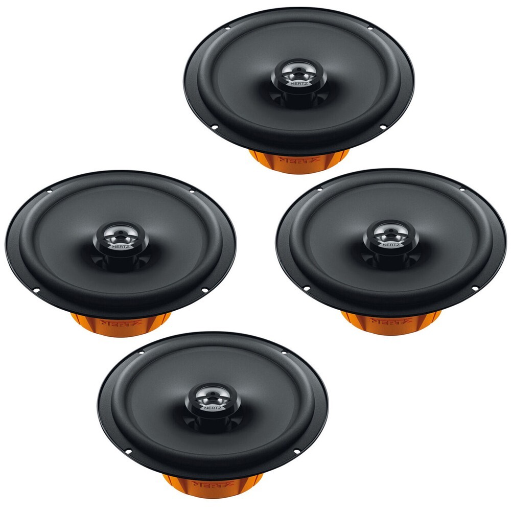 Hertz DCX165.3 240W RMS 6.5" 2-Way 4-Ohm Coaxial Speakers (2 Pairs)