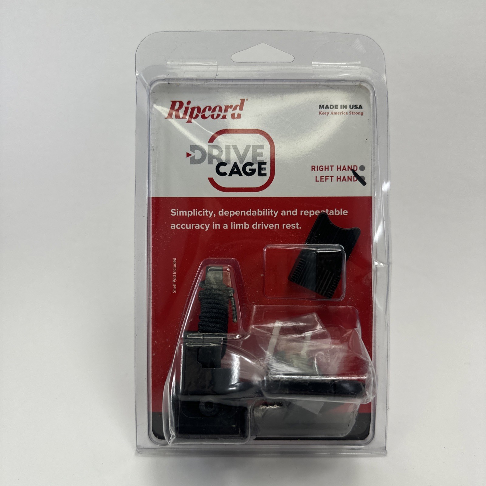 RipCord Drive Cage No-Micro - Arrow Rest - Black - Left Hand New In Package