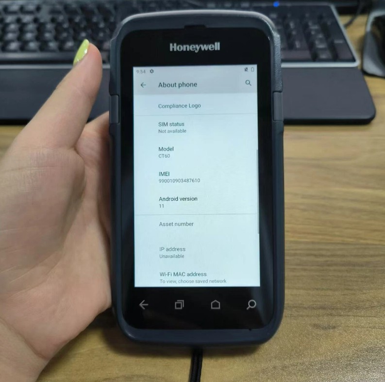 Honeywell Dolphin CT60-L1N-ARC010F Android GMS Mobile Computer Barcode Scanner