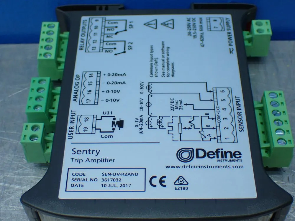 DEFINE TRIP AMPLIFIER UNIT SEN-UV-R2AND