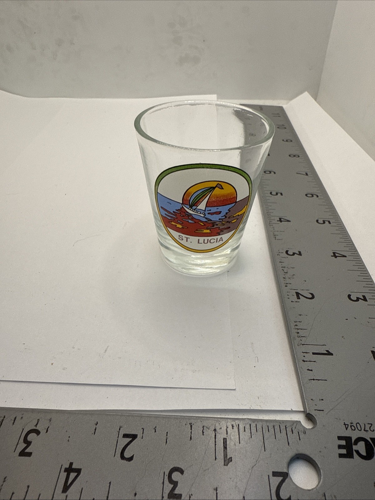 St Lucia Shot Glass shot glass Shot Glass shot glass 61D-1189X