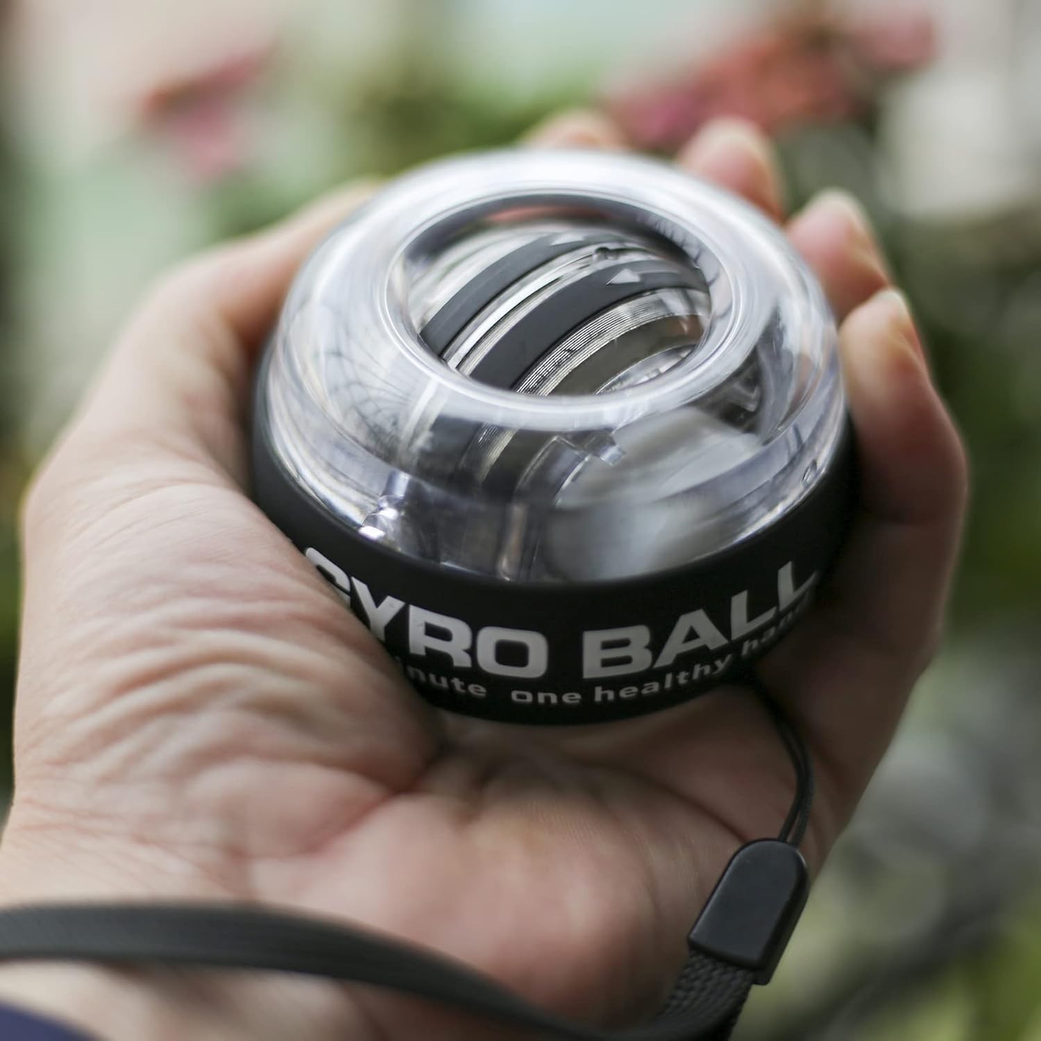 Compact Forearm Exerciser - Portable Wrist Gyro Ball for Strength & Coordination
