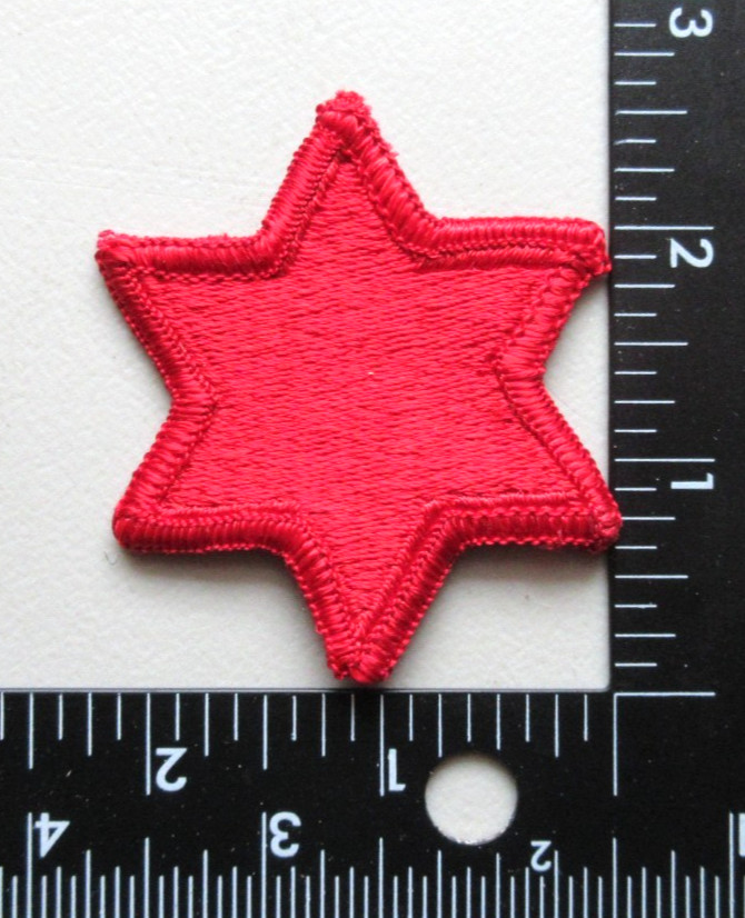 ⭐U.S. ARMY 6TH INFANTRY DIVISION INSIGNIA MILITARY ARMY COLLECTIBLE SEW ON PATCH