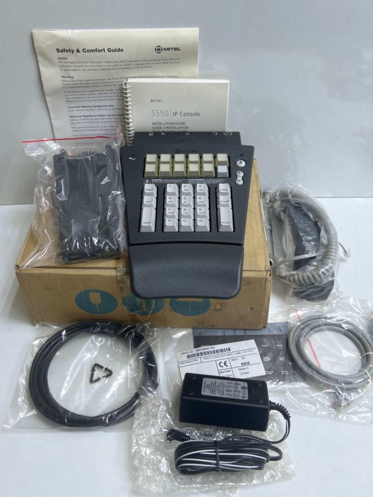 Mitel 5550 IP Console (Global) 50006490 Phone
