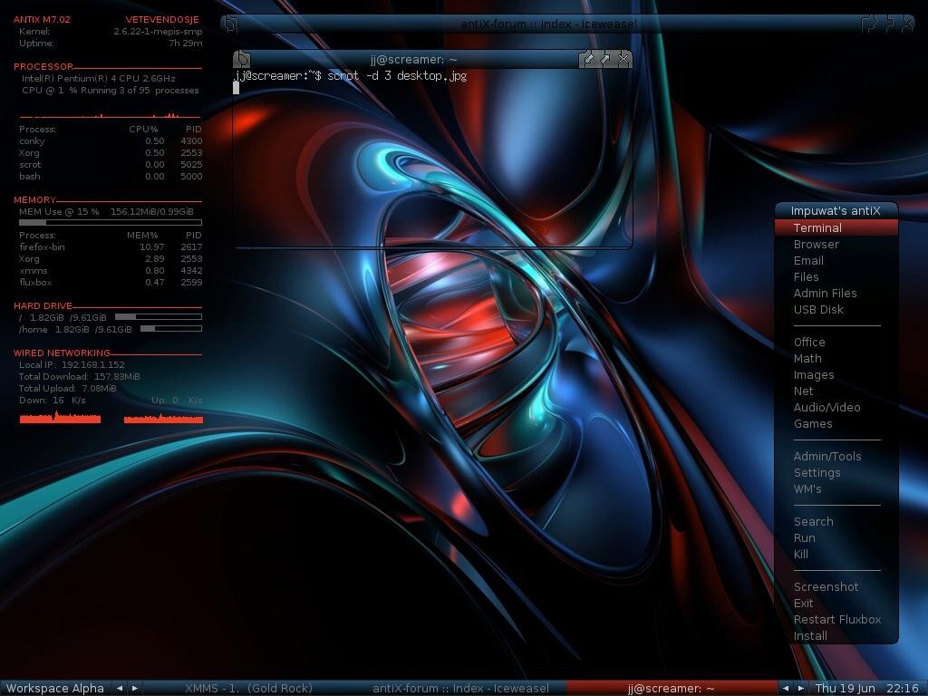 antiX 23.2 Full Bootable USB Live/Installer – Lightweight and Powerful Linux OS