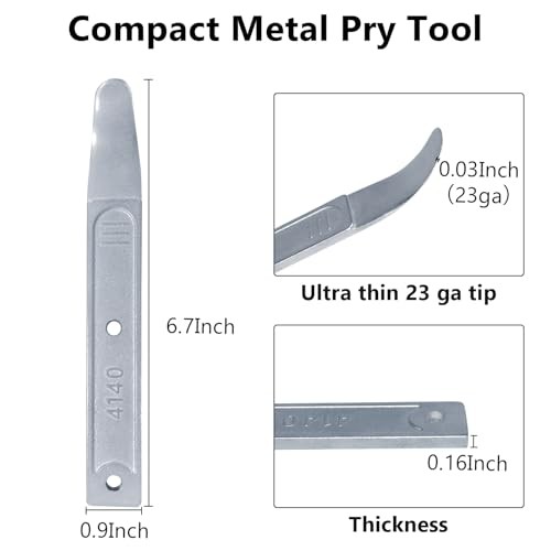 4140 Pry Tool, Trim Removal Tool, Panel Removal Tools for Auto Trim, 2 pack