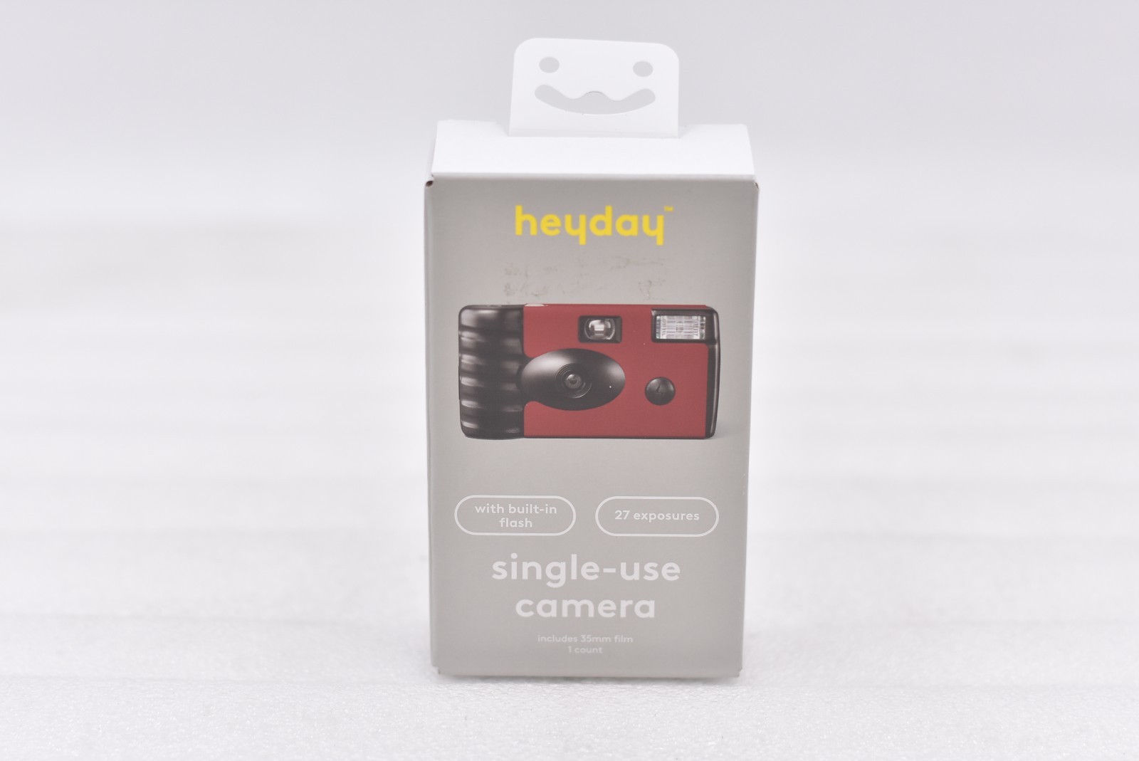 heyday Single-use Camera w/ Built-in Flash - True Red
