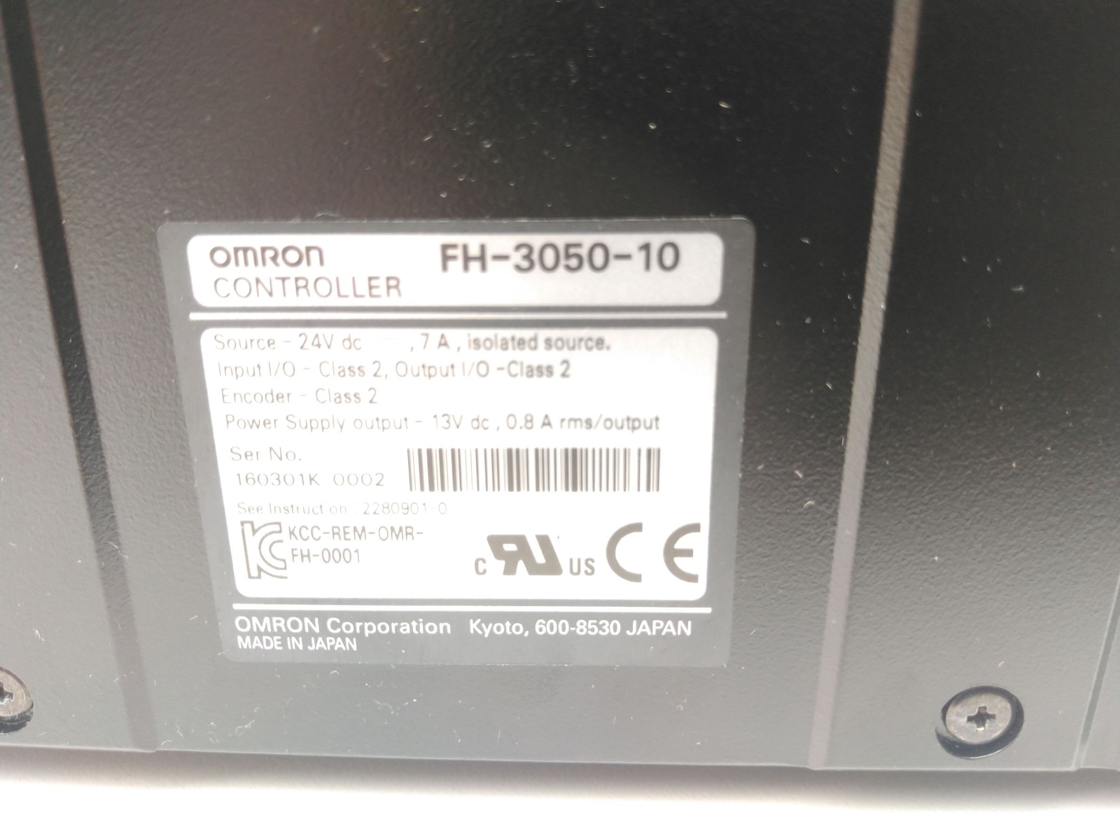 Omron FH-3050-10 Machine Vision Controller, 4 Camera