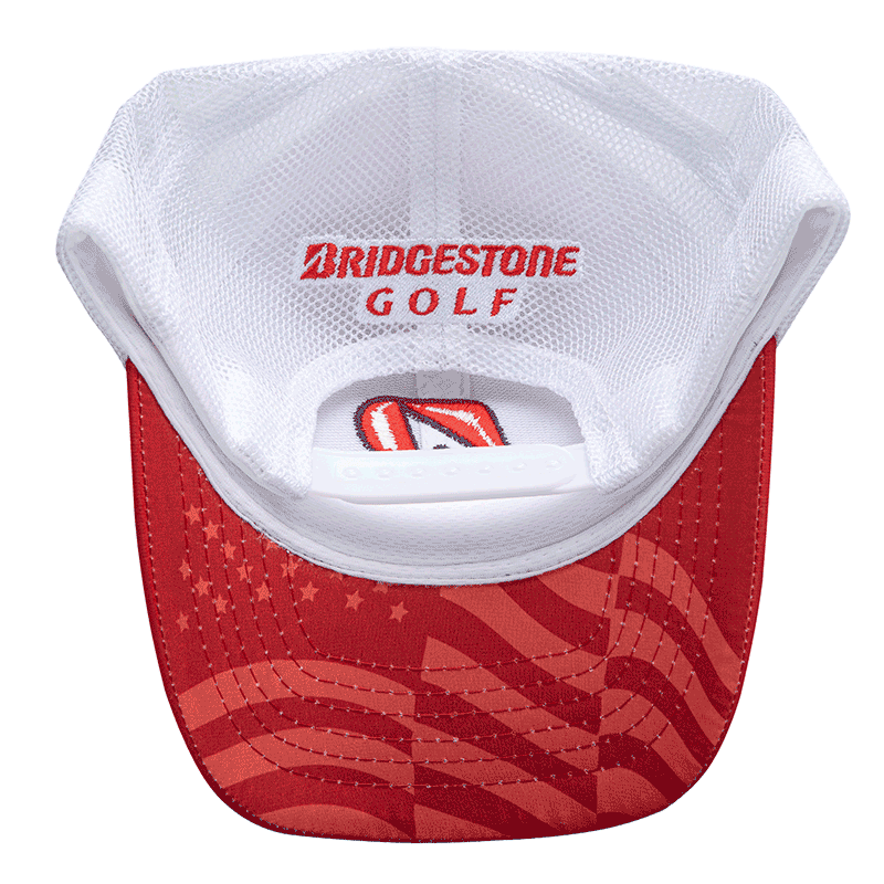 Bridgestone Limited Edition USA Flag Golf Hat - RED