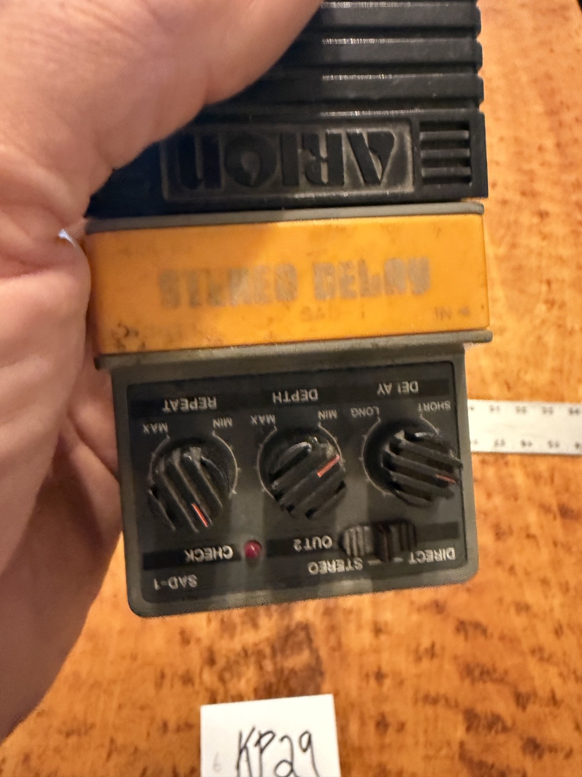 Used Arion SAD-1 Stereo Delay Effect Pedal KP29