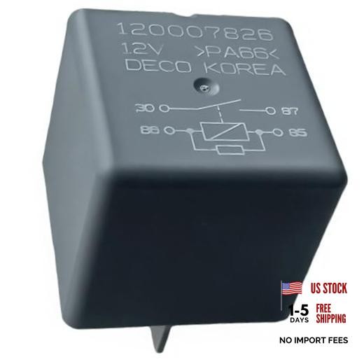Genuine OEM 120007826 12V 4-Pin Relay Compatible with GM/Hyundai Vehicles Main