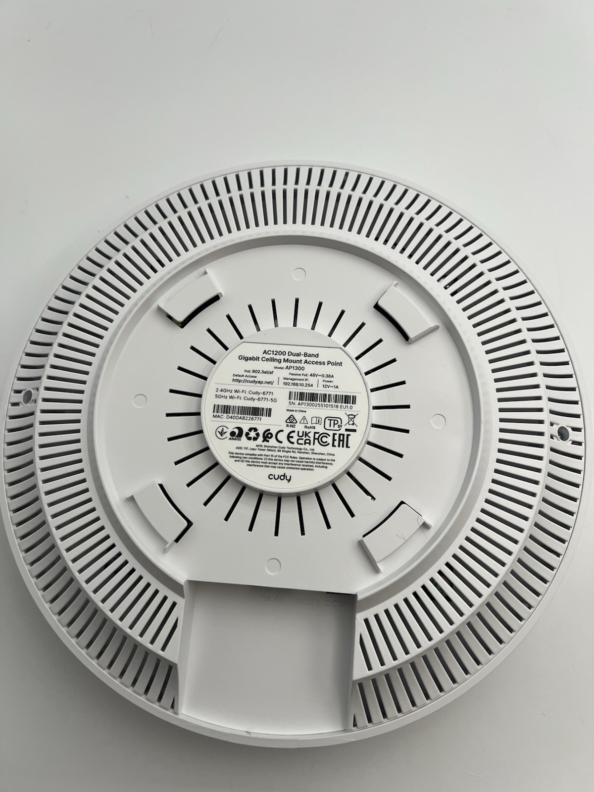 Cudy AC1200 Gigabit Access Point AP1300