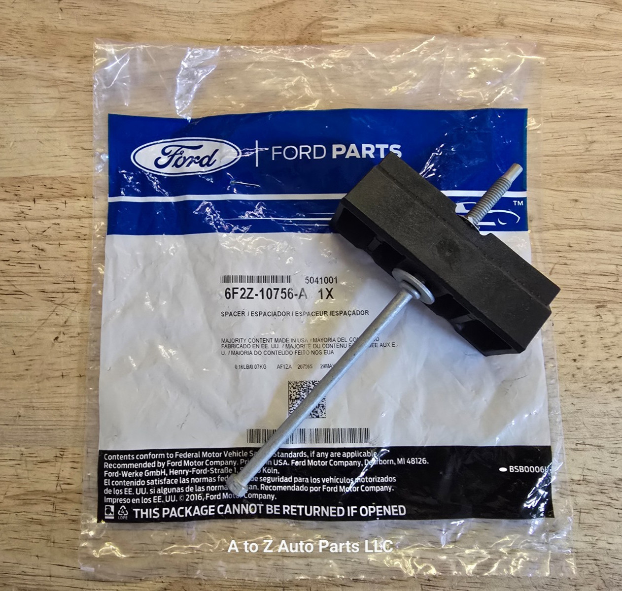 NEW Ford F150, Explorer, Mustang Battery Hold Down Wedge Bracket Clamp Bolt, OEM