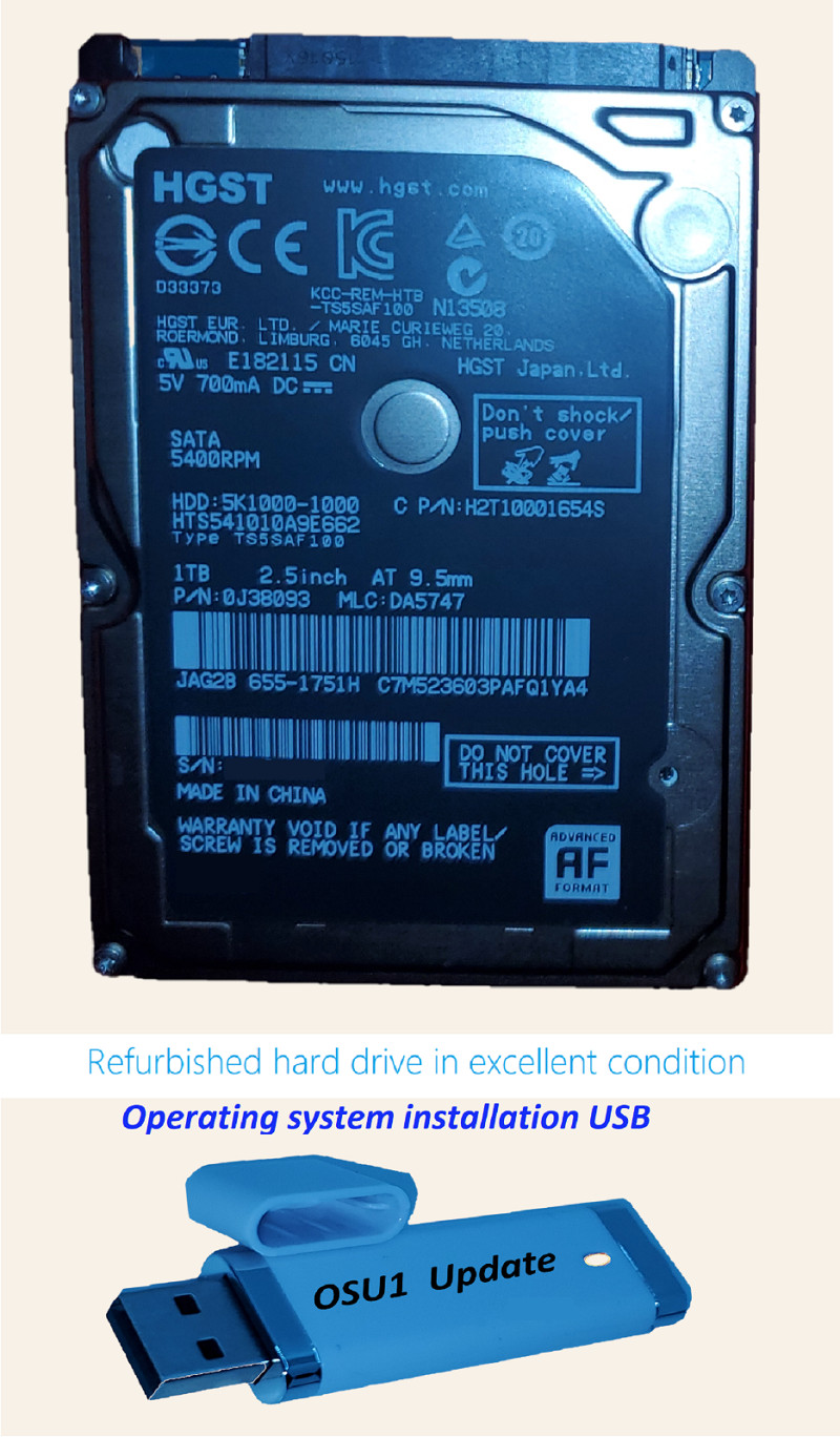 Xbox One X&S Internal 1TB Hard Drive Upgrade w Operating System Installation USB