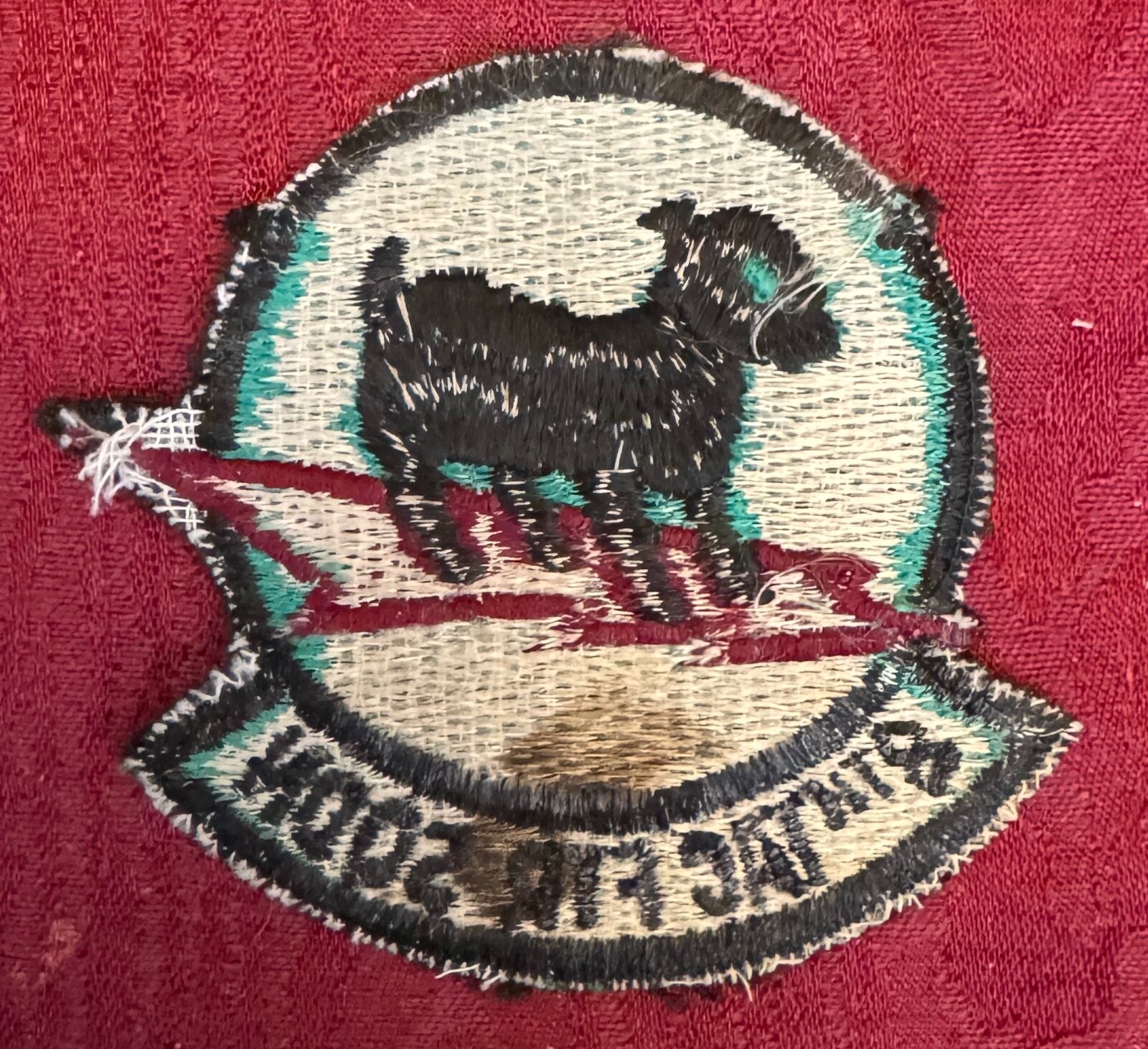 USAF 8th Tactical Fighter Squadron Patch Unsewn Vintage