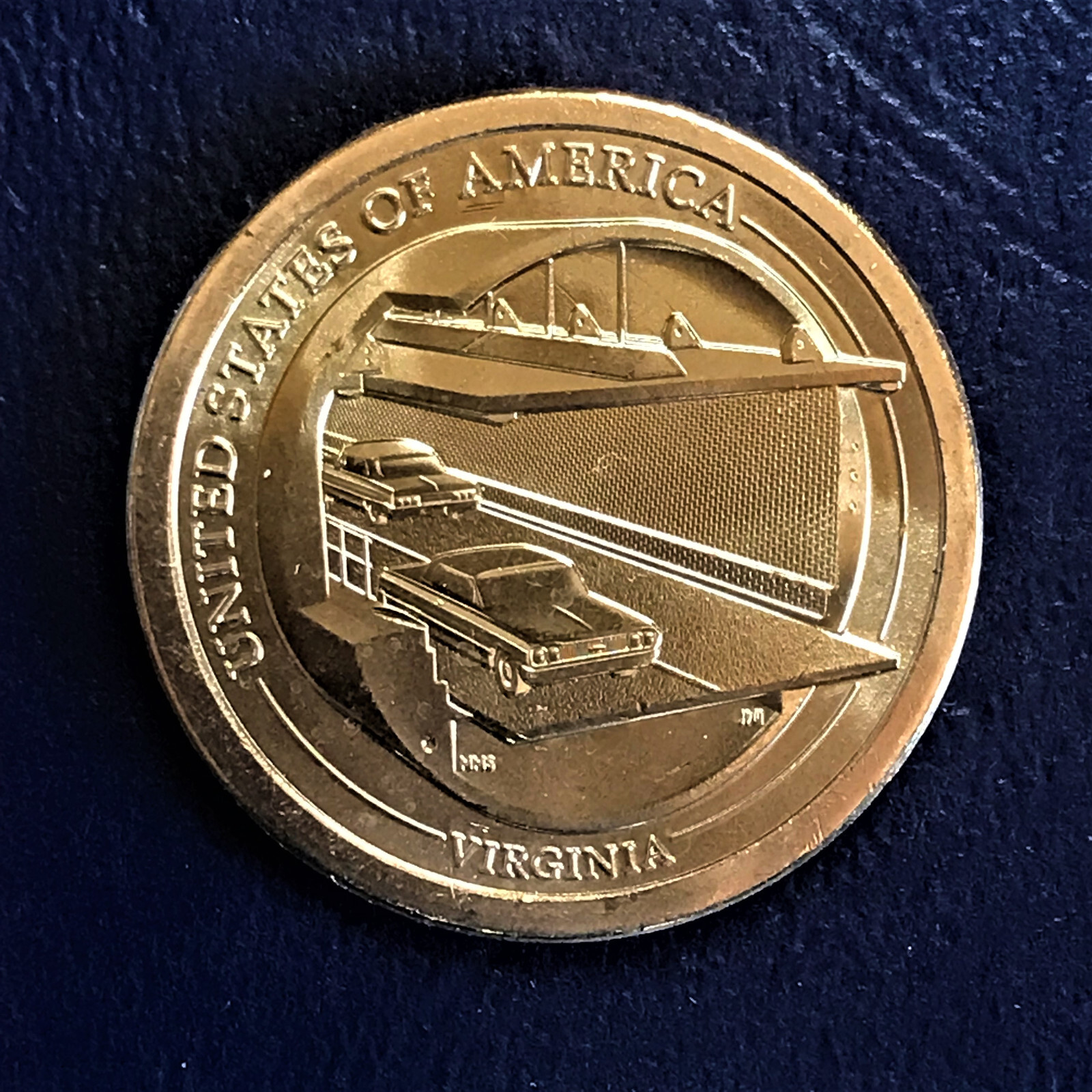 2021 D BU Virginia American Innovation $1 Dollar Chesapeake Bay Tunnel