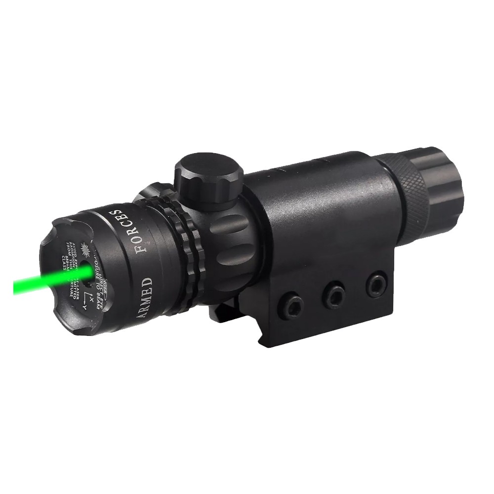 Green Laser Sight Rifle Dot Scope Laser Remote Switch Rail Barrel Mount ASN