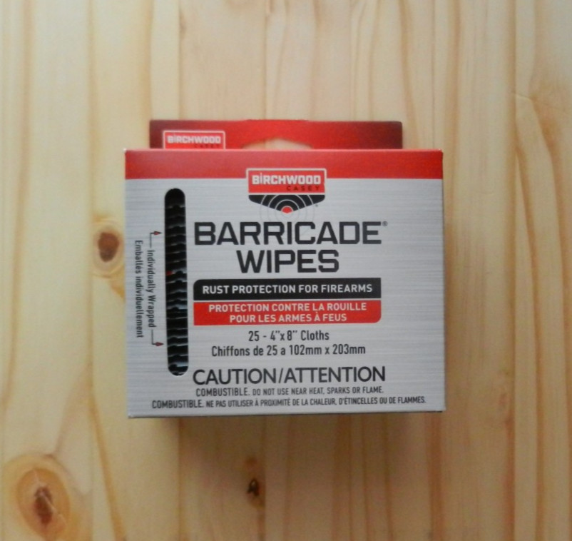 Birchwood Casey;  Barricade;  Rust Protection;  25 Cloths;  BTA-25;  33025