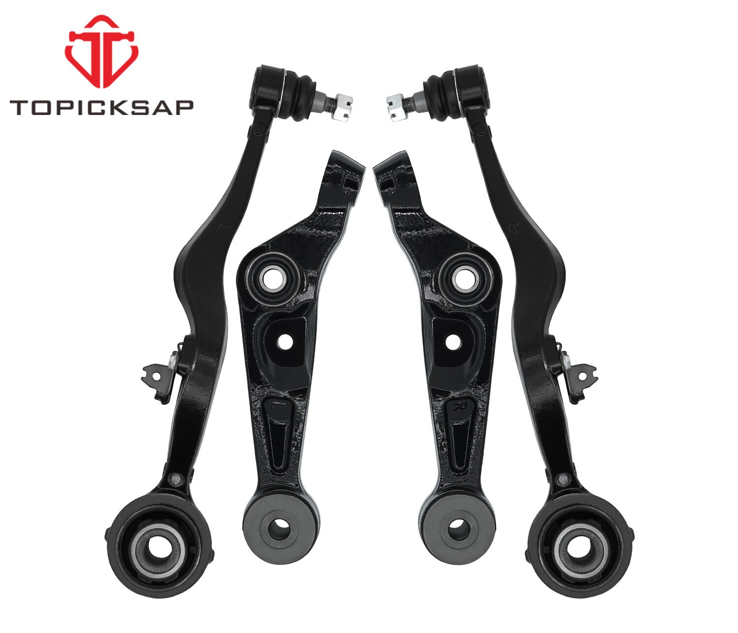 4Pcs AWD Front Lower Forward Rearward Control Arm For 2008-16 Lexus LS460 LS600h