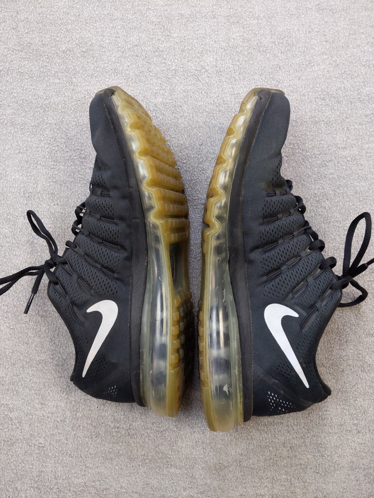 Nike Air Max 2016 Shoes Mens Size 12.5 Black White Running Sneakers 806771-001