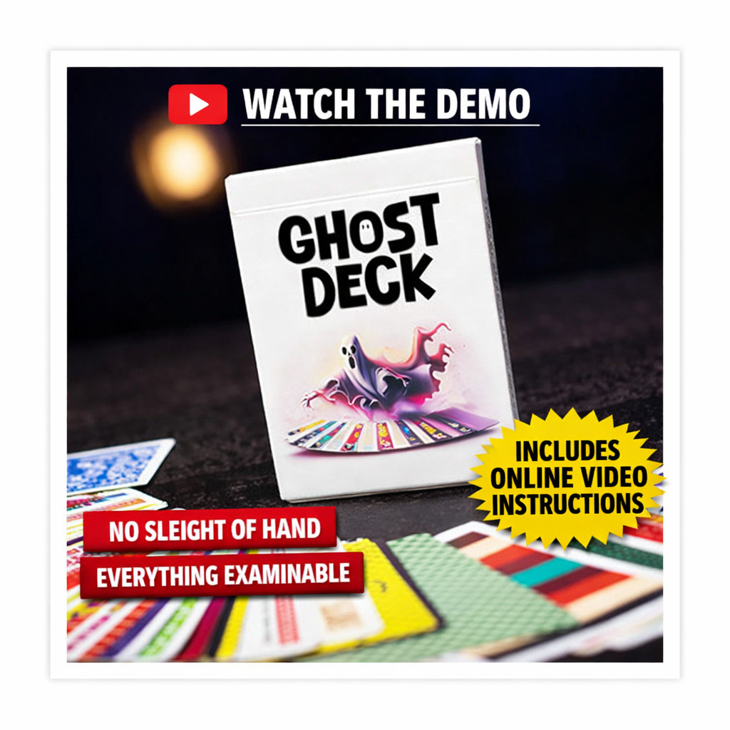 Ghost Deck Magic Trick | Blank Face Deck | Easy Card Trick | Murphy's Magic
