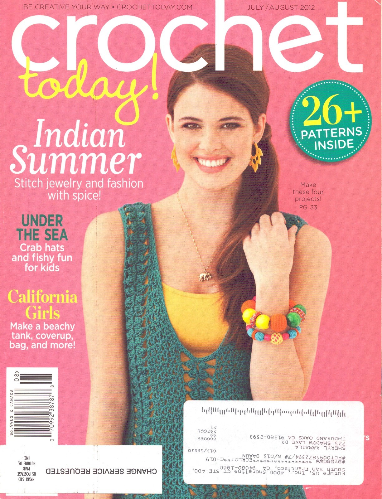 Crochet Today Magazine Summer 26+ Patterns July August 2012