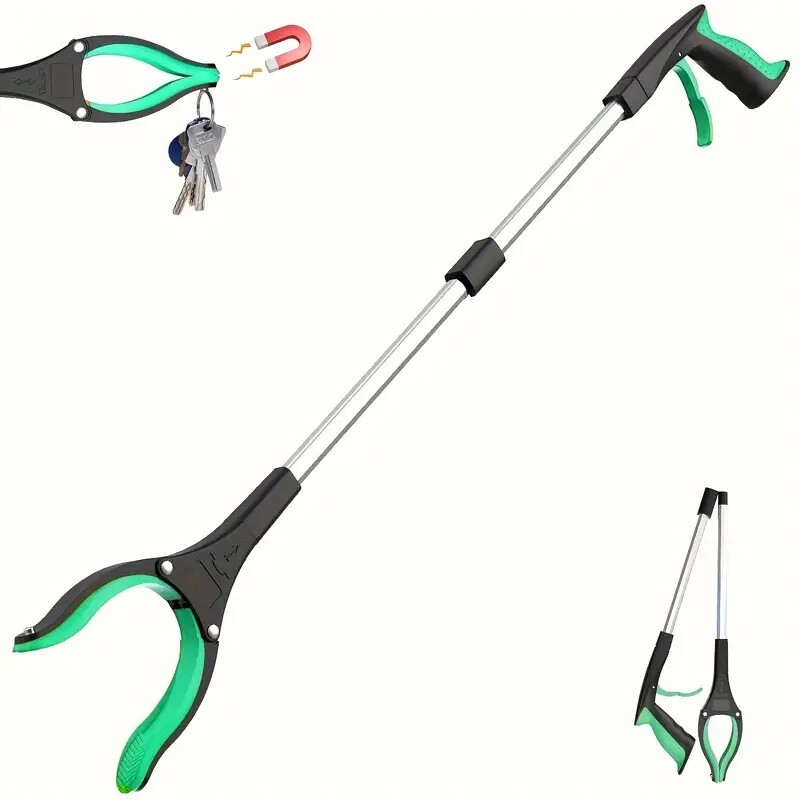 Heavy Duty Grabber Tool Industrial Pick Up Stick Hand Grip Reach Trash Reacher