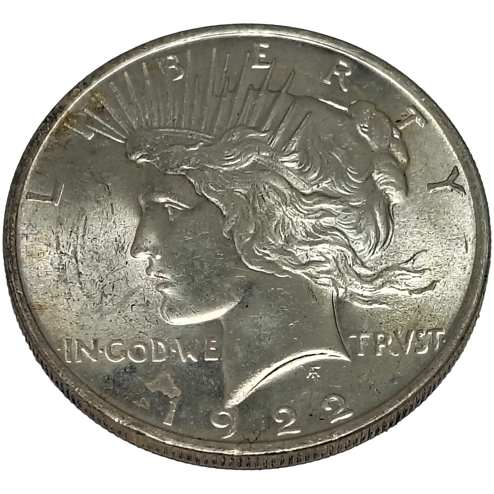 1922 Peace Silver Dollar Philadelphia $1 90% Silver Raw US Coin