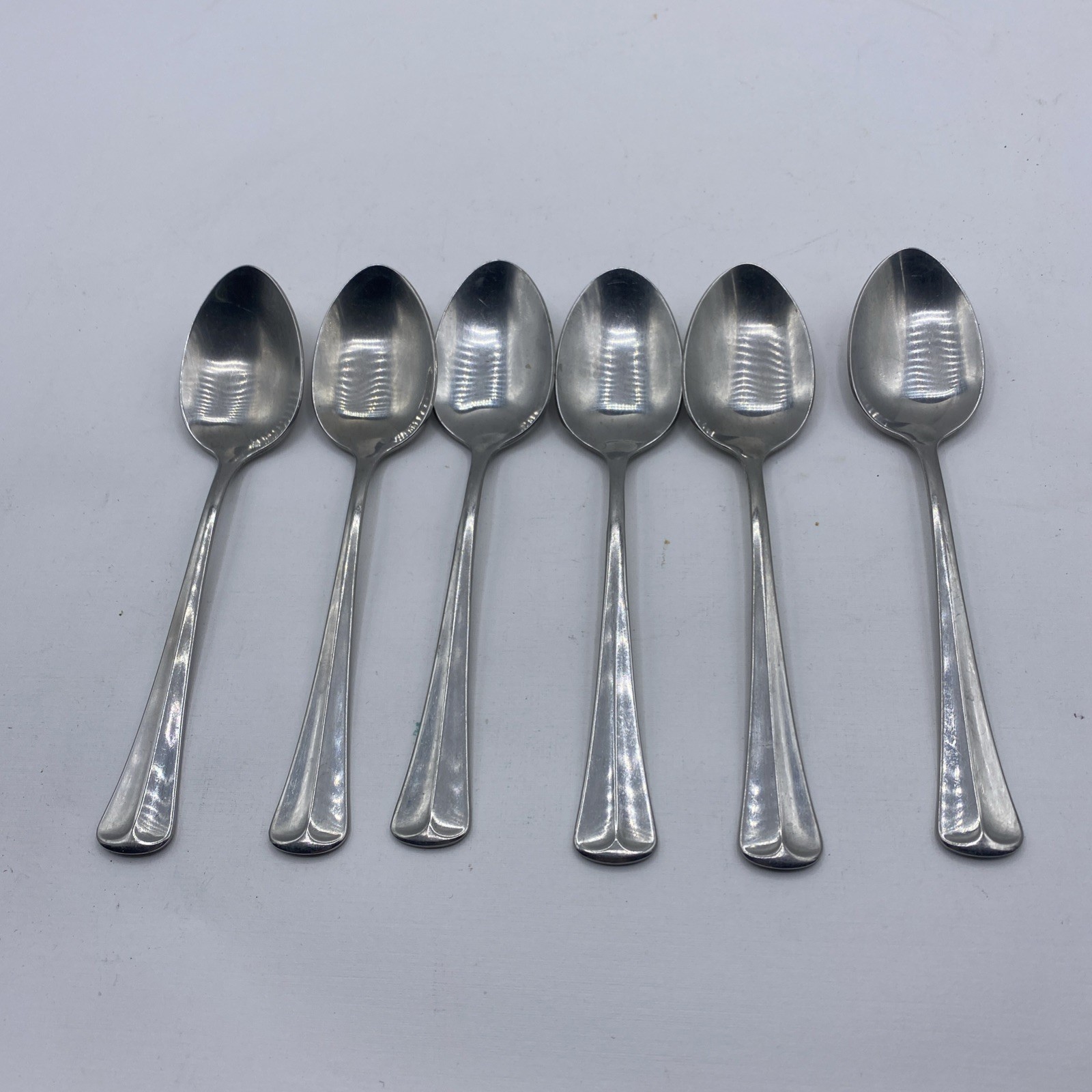 Oneida Alliegiance Stainless 6 Teaspoons Glossy Artesia Flatware - 6 1/8"