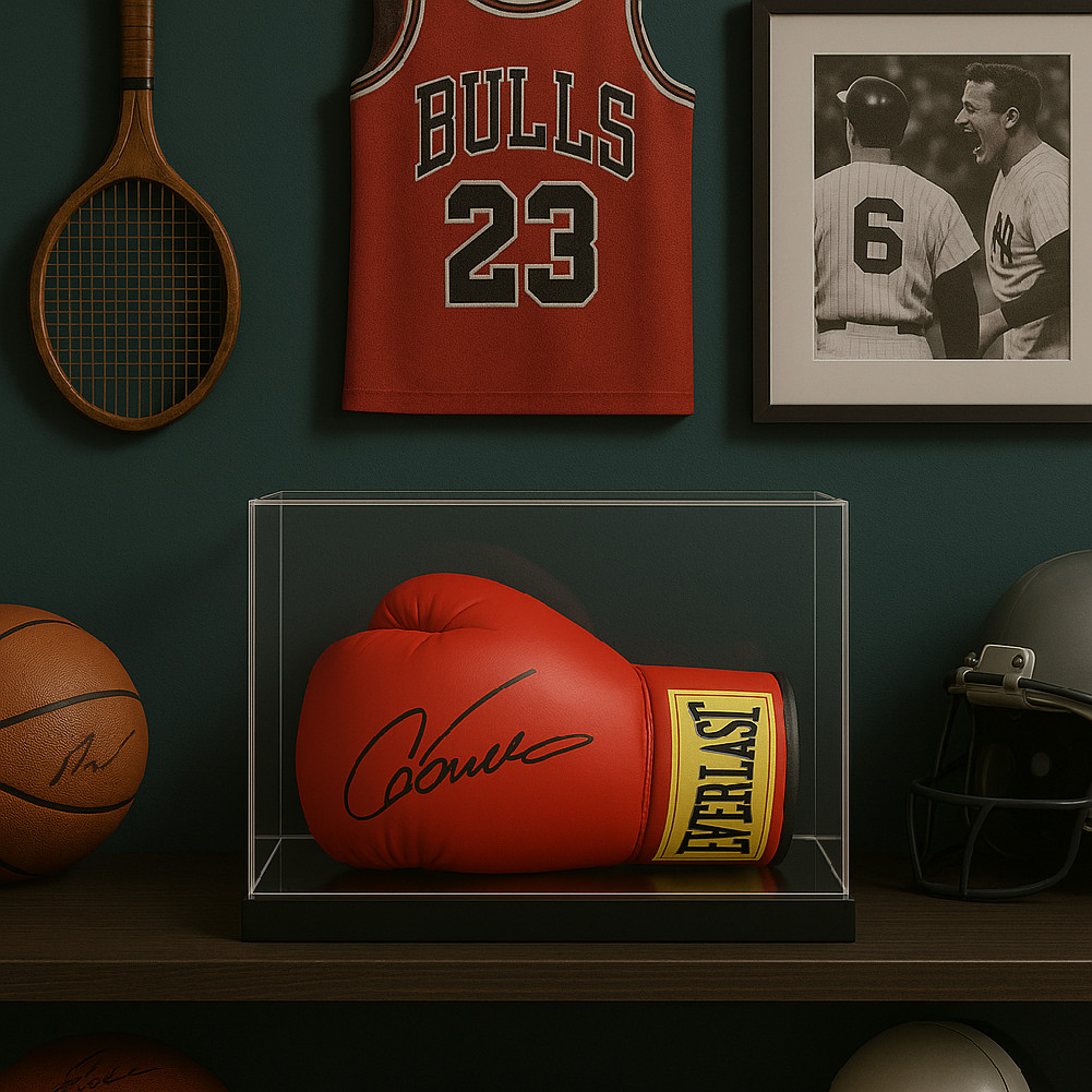 Acrylic Boxing Glove Display Case Wall Mount – UV Protected Signed Glove Holder