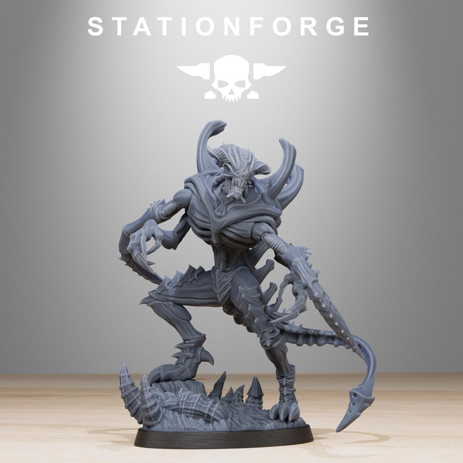 Xenarid Void Stalker 3D Printed Resin Miniature 32mm Hive Bugs Leviathan Fleet