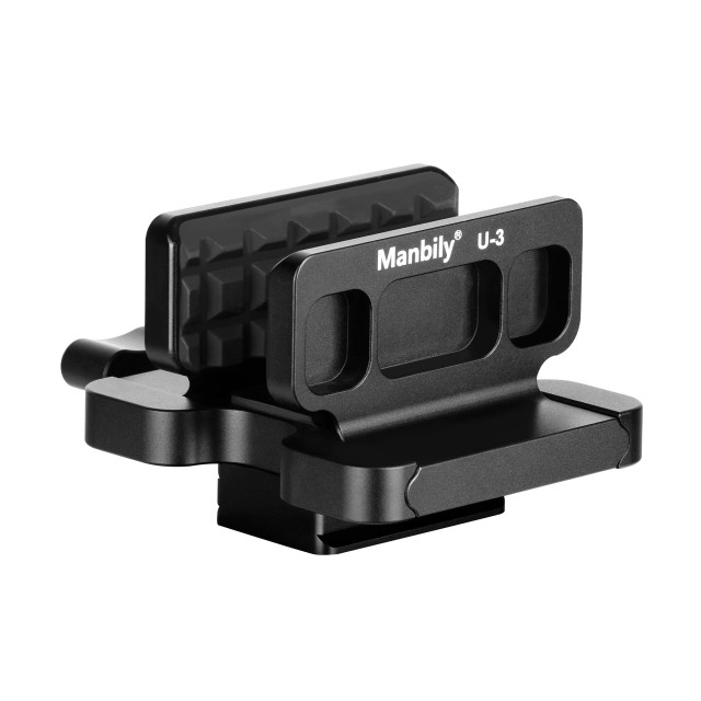 Manbily Shooting Saddle Clamp Rest Head for Shooting Stick Tripod Hunting Clamp