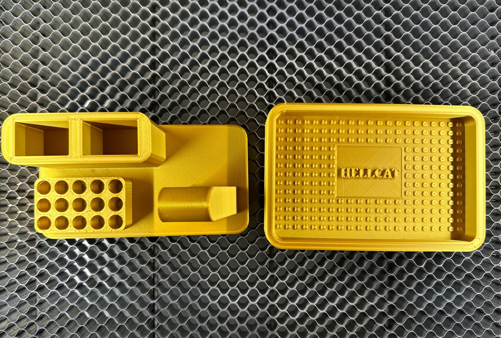 Springfield Hellcat Loadout Kit 9mm Pistol Stand & Ammo Tray Silk Gold